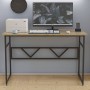 Письменный стол Ferrum-decor Раян 75x100x60 черный ДСП Дуб Сонома 16мм (FRD-103672)