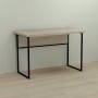 Письменный стол Ferrum-decor Коди 76x100x60 черный ДСП Дуб Сонома 32мм (FRD-103737)