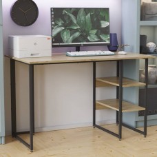 Письмовий стіл Ferrum-decor Кевін 75x140x70 чорний ДСП Дуб Сонома 16мм (FRD-103838)