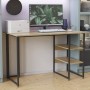 Письменный стол Ferrum-decor Кевин 75x140x60 черный ДСП Дуб Сонома 16мм (FRD-103810)