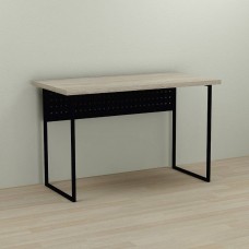 Письмовий стіл Ferrum-decor Майк 76x100x70 чорний ДСП Дуб Сонома 32мм (FRD-103883)