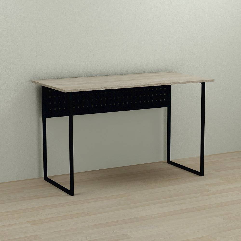 Письменный стол Ferrum-decor Майк 75x100x60 черный ДСП Дуб Сонома 16мм (FRD-103848)