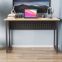 Компьютерный стол Ferrum-decor Майк 75x120x60 черный ДСП Дуб Сан-Марино 16мм (FRD-103860)