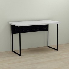 Письмовий стіл Ferrum-decor Майк 76x100x70 чорний ДСП Біле 32мм (FRD-103882)