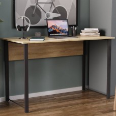 Письмовий стіл Ferrum-decor Курт 75x140x70 чорний ДСП Дуб Сонома 16мм (FRD-103943)