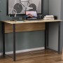 Письменный стол Ferrum-decor Курт 75x100x70 черный ДСП Дуб Сонома 16мм (FRD-103927)