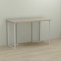 Письменный стол Ferrum-decor Ханна 76x140x70 белый ДСП Дуб Сонома 32мм (FRD-104046)