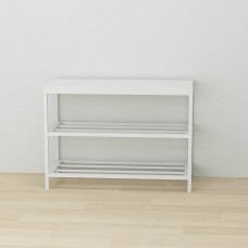 Банкетка універсальна Ferrum-decor Слайм 45x63x26 білий ДСП Біле 16мм (FRD-104075)