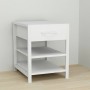 Тумба универсальная Ferrum-decor Вивьен 1/2 50x41x40 белый ДСП Белое 16мм (FRD-104127)