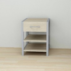 Тумба універсальна Ferrum-decor Вів'єн 1/2 50x41x40 сірий ДСП Дуб Сонома 16мм (FRD-104136)