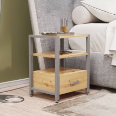 Тумба універсальна Ferrum-decor Вів'єн 1/1 50x41x40 сірий ДСП Дуб Сан-Марино 16мм (FRD-104152)