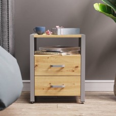 Тумба універсальна Ferrum-decor Вів'єн 2/2 50x41x40 сірий ДСП Дуб Сан-Марино 16мм (FRD-104167)