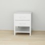 Тумба универсальная Ferrum-decor Вивьен 2/1 50x41x40 белый ДСП Белое 16мм (FRD-104176)
