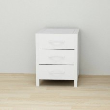 Тумба універсальна Ferrum-decor Вів'єн 3 50x41x40 білий ДСП Біле 16мм (FRD-104191)