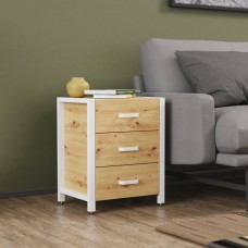Тумба універсальна Ferrum-decor Вів'єн 3 50x41x40 білий ДСП Дуб Сан-Марино 16мм (FRD-104192)