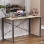 Письменный стол Ferrum-decor Серии Конект 75x120x600 черный ДСП Дуб Сонома 16мм (FRD-104204)