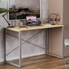Письмовий стіл Ferrum-decor Серії Конект 75x120x600 сірий ДСП Дуб Артизан 16мм (FRD-104215)