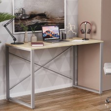 Письмовий стіл Ferrum-decor Серії Конект 75x120x600 сірий ДСП Дуб Сонома 16мм (FRD-104216)