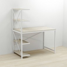 Компьютерный стол Ferrum-decor Джек 75x140x60 Белый ДСП Сонома (FRD-104410)