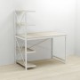 Компьютерный стол Ferrum-decor Джек 75x140x60 Белый ДСП Сонома (FRD-104410)