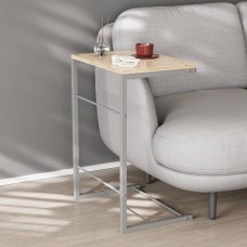 Столик приставний Террі Ferrum-decor 650x440x330 Сірий метал ДСП Дуб Сан-Марино 16 мм (FRD-104663)