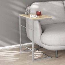 Столик приставний Террі Ferrum-decor 650x440x330 Сірий метал ДСП Дуб Сонома 16 мм (FRD-104665)
