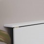Стол раскладной Морис Ferrum-decor 750x1000x600 Черный металл ДСП Белое 16 мм (FRD-104669)