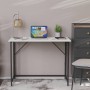 Стол раскладной Морис Ferrum-decor 750x1000x600 Черный металл ДСП Белое 16 мм (FRD-104669)