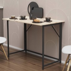 Стол раскладной Морис Ferrum-decor 750x1000x600 Черный металл ДСП Дуб Сан-Марино 16 мм (FRD-104670)