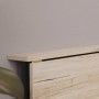 Стол раскладной Морис Ferrum-decor 750x1000x600 Черный металл ДСП Дуб Сан-Марино 16 мм (FRD-104670)