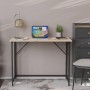 Стол раскладной Морис Ferrum-decor 750x1000x600 Черный металл ДСП Дуб Сан-Марино 16 мм (FRD-104670)