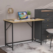 Стол раскладной Морис Ferrum-decor 750x1000x600 Черный металл ДСП Дуб Артизан 16 мм (FRD-104674)