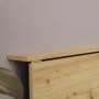 Стол раскладной Морис Ferrum-decor 750x1000x600 Черный металл ДСП Дуб Артизан 16 мм (FRD-104674)