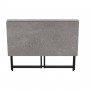 Стол раскладной Морис Ferrum-decor 750x1000x600 Черный металл ДСП Бетон 16 мм (FRD-104675)