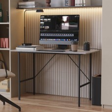 Стіл письмовий LINE Тайм Ferrum-decor 750x1200x600 Чорний метал ДСП Бетон 16 мм (FRD-104891)