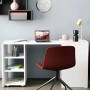 Стол-тумба трансформер Смарт 1/1 Ferrum-decor 750x1450x500 ДСП Белое 16 мм (FRD-105067)