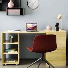 Стол-тумба трансформер Смарт 1/2 Ferrum-decor 750x1450x600 ДСП Дуб Сонома 16 мм (FRD-105077)