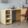 Стол-тумба трансформер Смарт 1/1 Ferrum-decor 750x1450x500 ДСП Дуб Артизан 16 мм (FRD-105072)