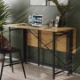 Стол-книжка трансформер Орион 3 Ferrum-decor 750x1150x880 Черный металл ДСП Дуб Артизан 16 мм (FRD-105086)