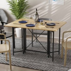 Стол-книжка трансформер Спайдер Ferrum-decor 750x1150x880 Черный металл ДСП Дуб Артизан 16 мм (FRD-105093)