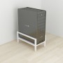 Подставка для системного блока Ferrum-decor Ники 21x24x45 Белый ДСП Белое 16мм (FRD-105292)