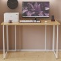 Компьютерный стол Ferrum-decor Ханна 75x140x60 белый ДСП Дуб Артизан 32мм (FRD-106225)