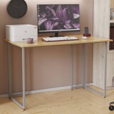 Компьютерный стол Ferrum-decor Ханна 75x140x70 серый ДСП Дуб Артизан 32мм (FRD-106232)