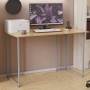 Компьютерный стол Ferrum-decor Ханна 75x140x70 серый ДСП Дуб Артизан 16мм (FRD-106231)