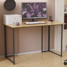 Компьютерный стол Ferrum-decor Ханна 76x140x70 черный ДСП Дуб Артизан 32мм (FRD-106238)