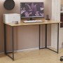 Компьютерный стол Ferrum-decor Ханна 76x120x60 черный ДСП Дуб Артизан 32мм (FRD-106236)