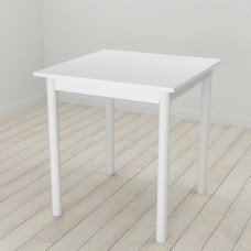 Стол кухонный Ferrum-decor Агата 75x70x70 Белый ДСП Белое 16мм (FRD-106239)