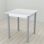 Стол кухонный Ferrum-decor Агата 75x70x70 Серый ДСП Белое 16мм (FRD-106242)