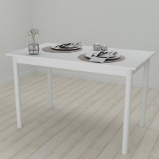 Стол кухонный Ferrum-decor Бенита 75x120x70 Белый ДСП Белое 16мм (FRD-106275)