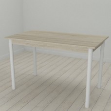 Стол кухонный Ferrum-decor Бенита 75x120x60 Белый ДСП Сонома 16мм (FRD-106267)